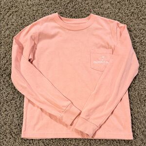 Kids Properly Tied  Salmon Pink Long Sleeve Shirt